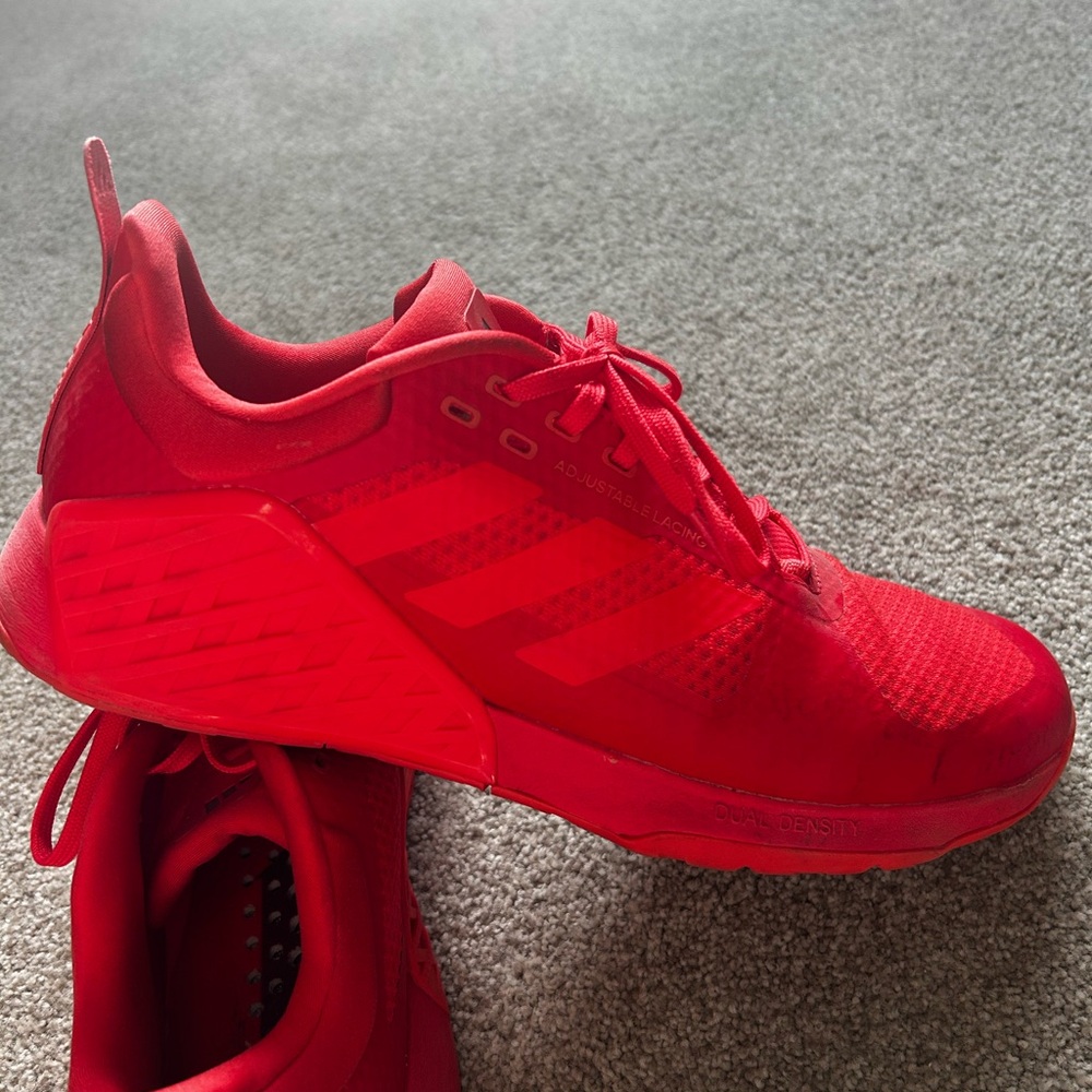 Adidas Red Athletic Sneakers